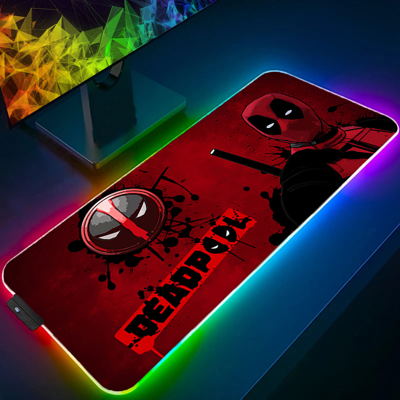 Video Gaming Accessories - LED Mouse Pad Gaming Backlight Lock