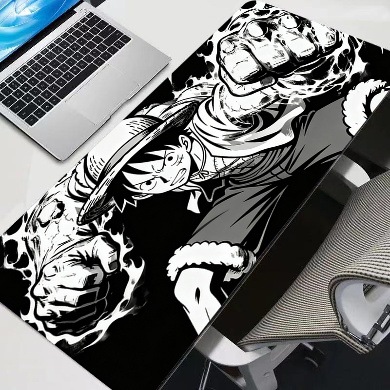 Gaming Accessories Laptop - Black and white Mouse Pad One