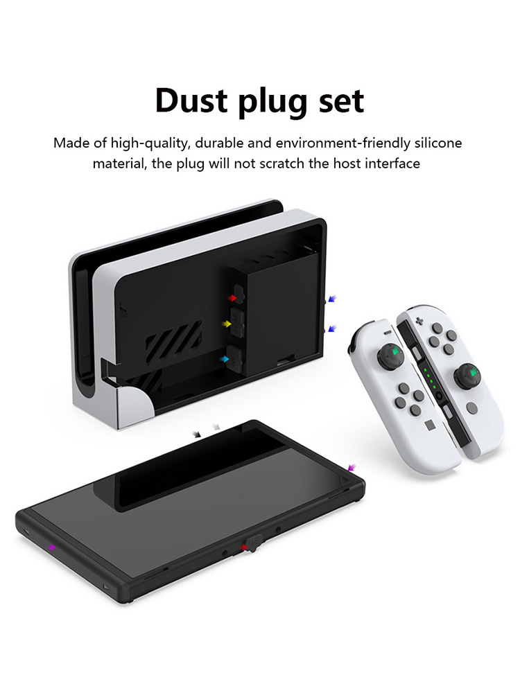 14 PCS/Set Dust Plug Silicone  - огляд і ціна Gaming Accessories Nintendo