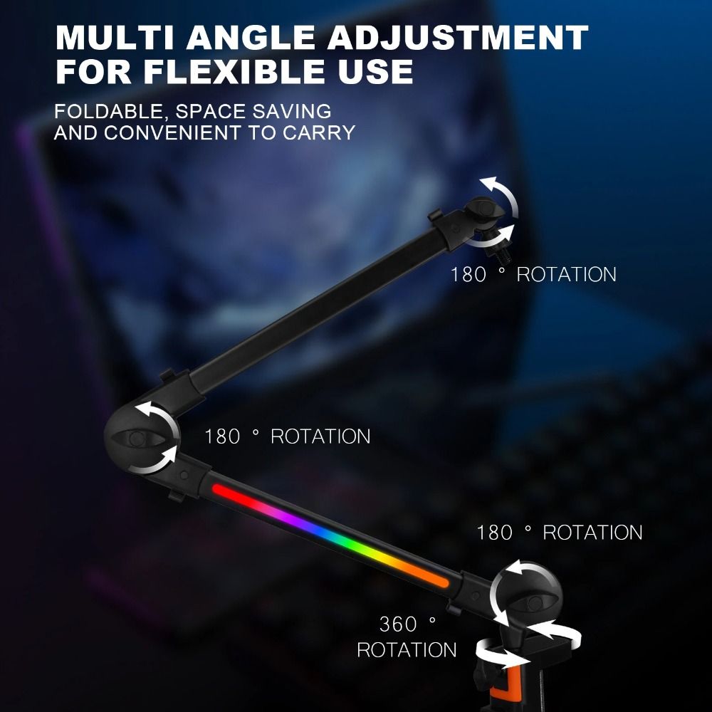 Microphone Boom Arm Mic Stand  - огляд і ціна Video Gaming Accessories