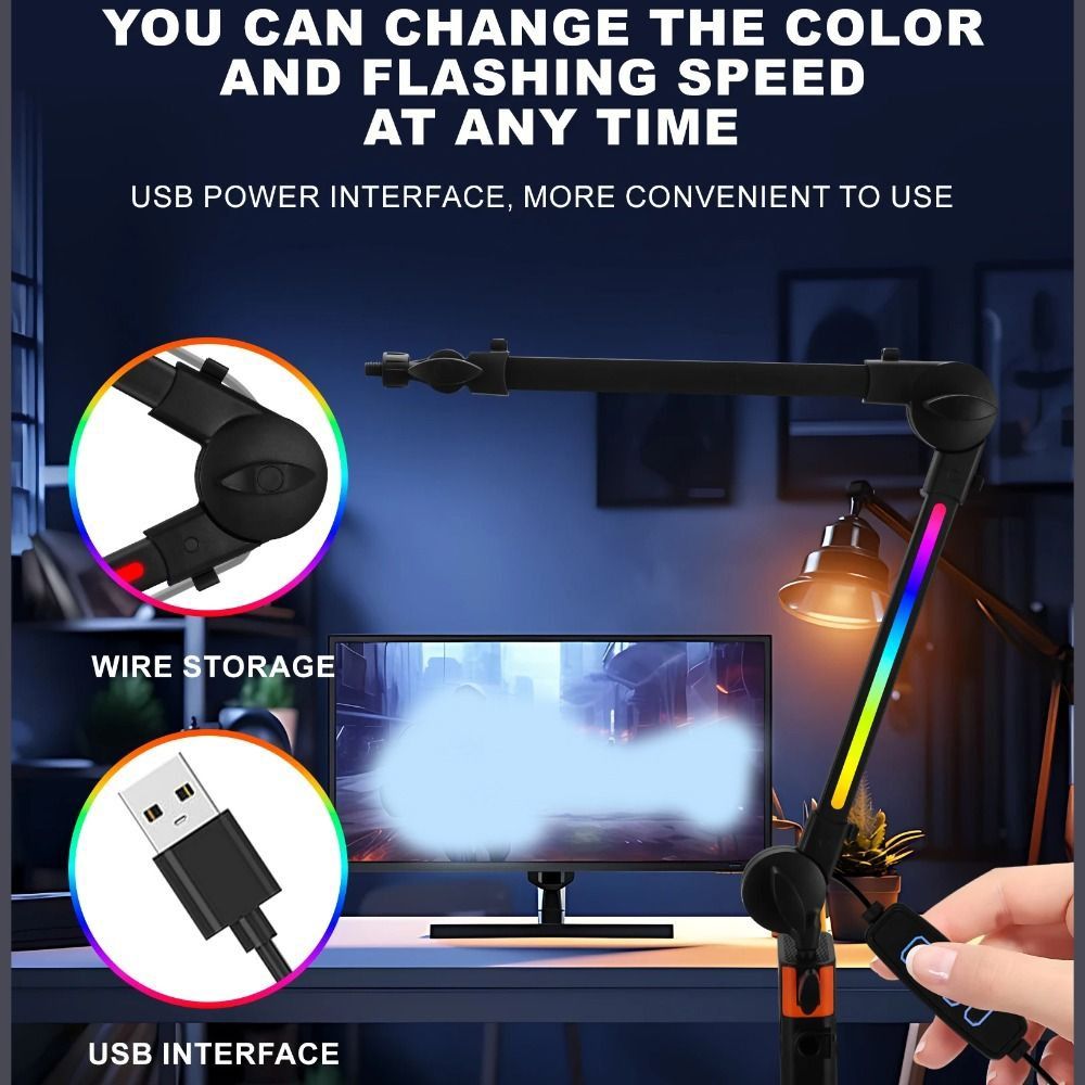 Microphone Boom Arm Mic Stand  - огляд і ціна Video Gaming Accessories